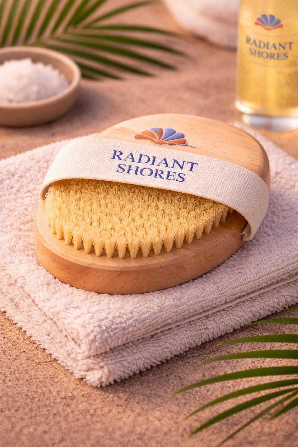 Radiant Glow Dry Brush – Smooth, Exfoliate & Revitalize