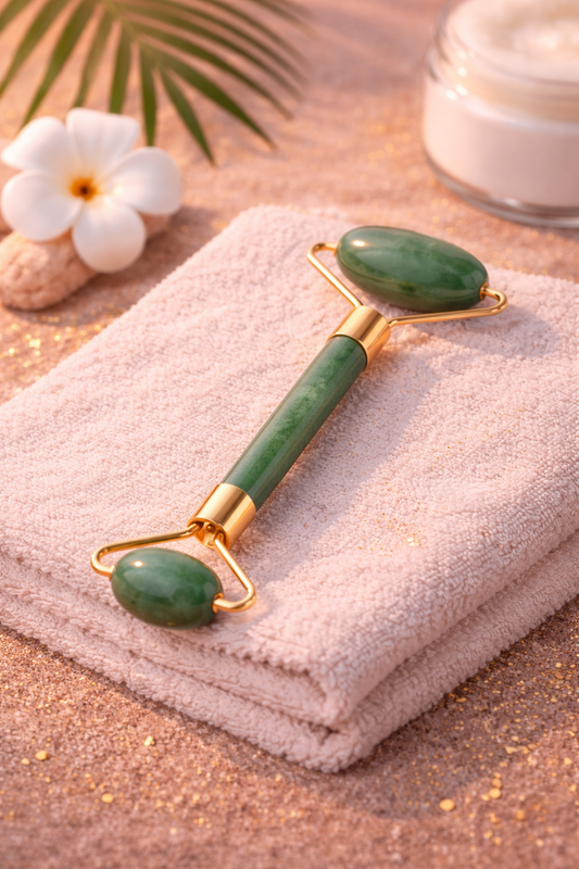 Radiant Shores Jade Roller – Rejuvenate & Refresh Your Skin